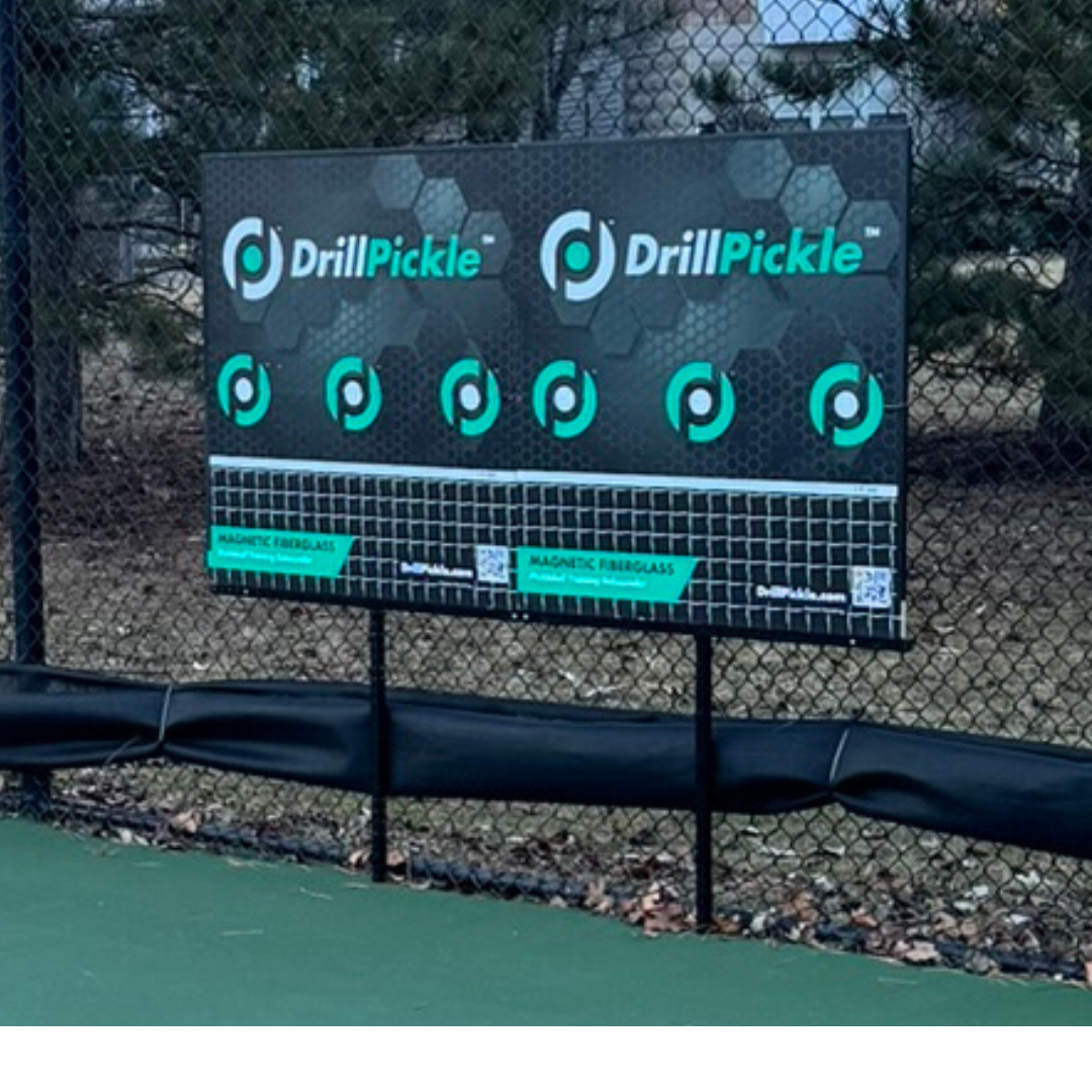 Commercial VersaWall Pickleball Rebounder Outdoor Fence Mounted XL (6' x 6')