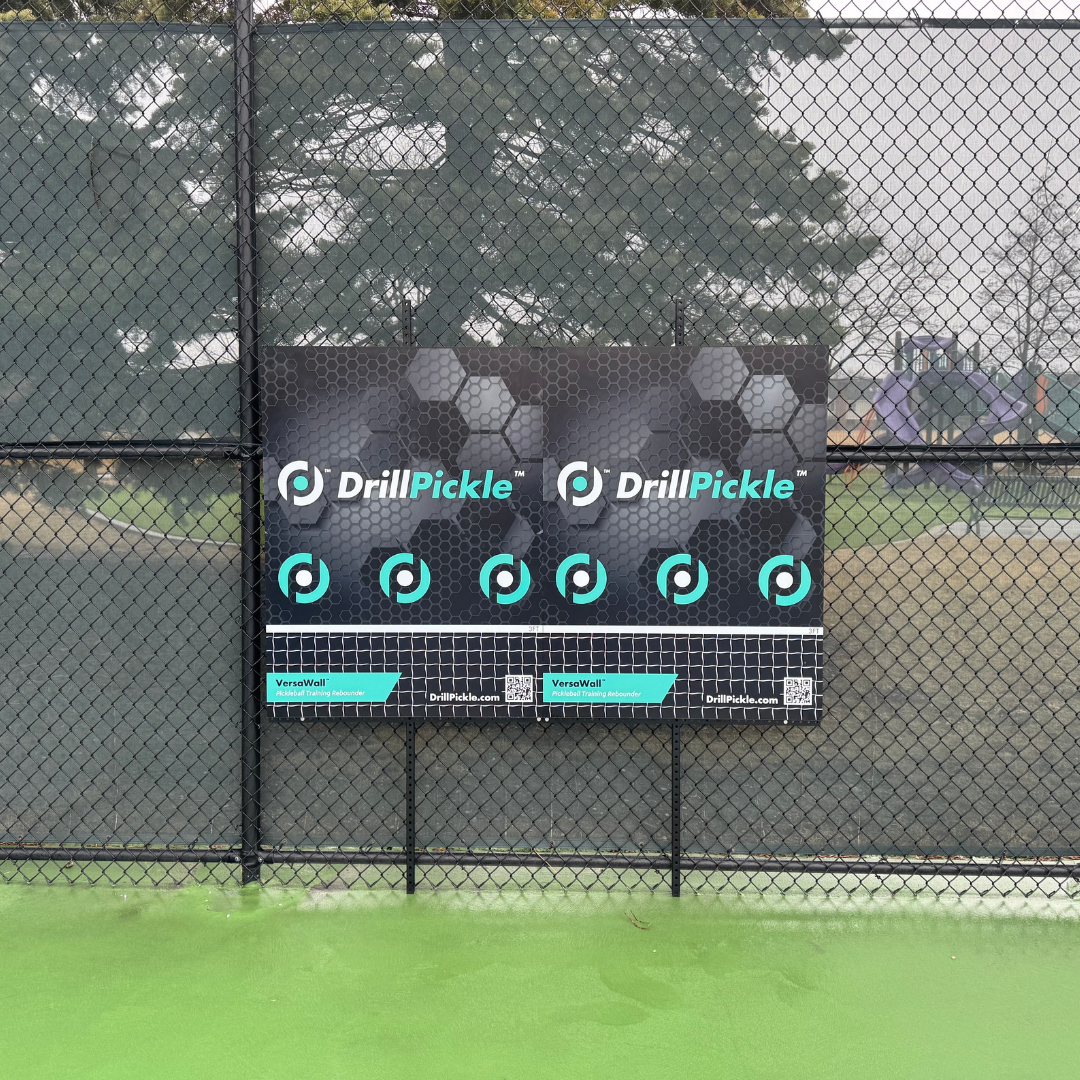 Commercial VersaWall Pickleball Rebounder Outdoor Fence Mounted XL (6' x 6')