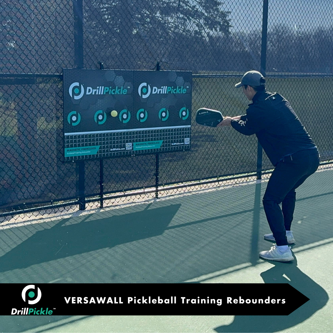 Commercial VersaWall Pickleball Rebounder Outdoor Fence Mounted XL (6' x 6')