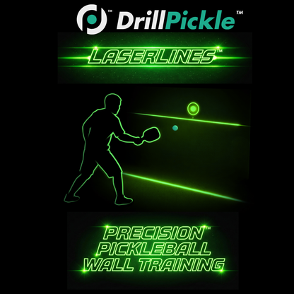 DrillPickle LaserLines - Precision Pickleball Wall Training
