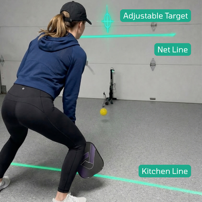 DrillPickle LaserLines - Precision Pickleball Wall Training