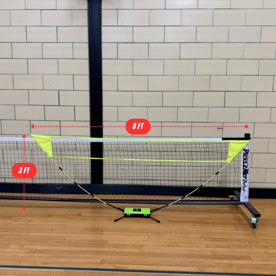 PICKLETECH - Draagbaar Pickleballnet Slim 4.0-6,7 m - Speciaal voor PICKLETECH - Draagbaar Pickleballnet Slim 4.0-6,7 m - Speciaal voor